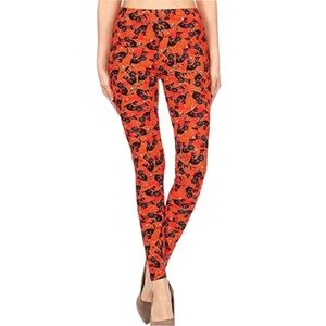 🎃Final Price🎃 Halloween Black Cats Buttersoft Leggings